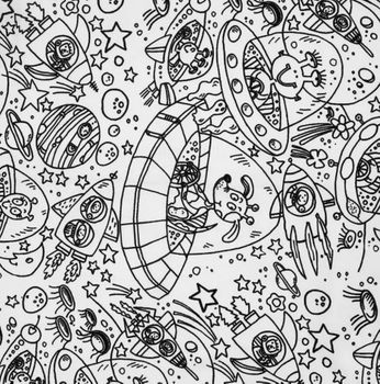 Space Dreams Futon Cover