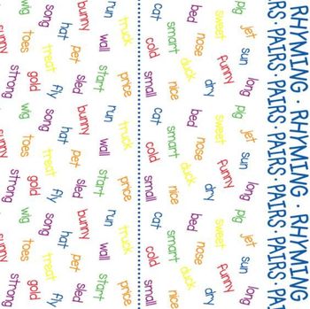 Rhyming Pairs Futon Cover