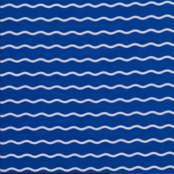 Serpentine Stripe Blue Berry Blue Futon Cover