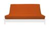RUST QUEEN SUEDE TEXTURE FUTON COVER