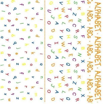 Alphabet Futon Cover