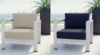 SHORE OUTDOOR PATIO 2266 ALUMINUM ARMCHAIR