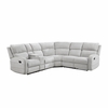 Throne 3-Piece Reclining Sectional with Left Console Throne 3-Piece Reclining Sectional with Left Console
