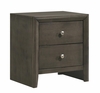 Wakefield 2-Drawer Nightstand Mod Grey # 215842 Wakefield 2-Drawer Nightstand Mod Grey # 215842
