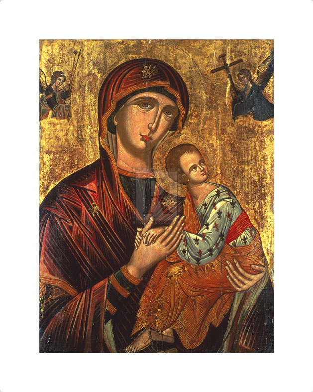 15th Century School Hand Numbered Limited Edition Print on Paper :"Cretan Icon I"