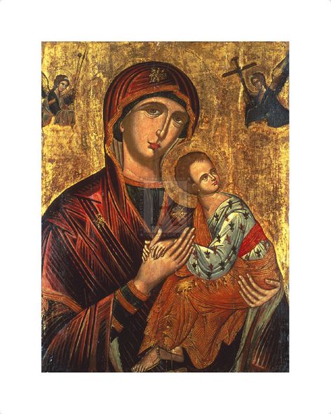 15th Century School Hand Numbered Limited Edition Print on Paper :"Cretan Icon I"