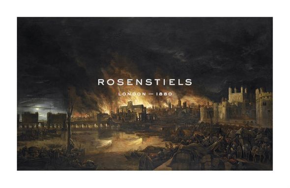 17th Century Dutch School Hand Numbered Limited Edition Print on Paper :"The Great Fire of London, 1666"
