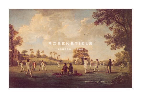 17th Century School Hand Numbered Limited Edition Print on Paper :"A Game Of Cricket, 1790"