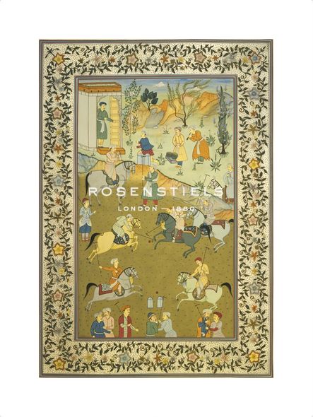 17th Century School Hand Numbered Limited Edition Print on Paper :"The Polo Match I"