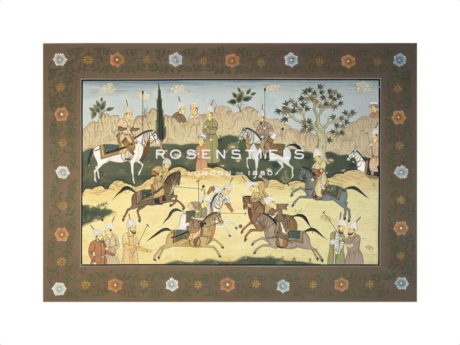 17th Century School Hand Numbered Limited Edition Print on Paper :"The Polo Match II"
