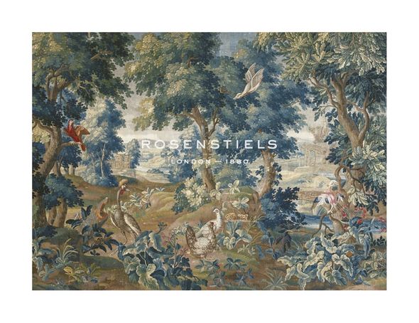 18th Century French School Hand Numbered Limited Edition Print on Paper :"Beauvais Tapestry"