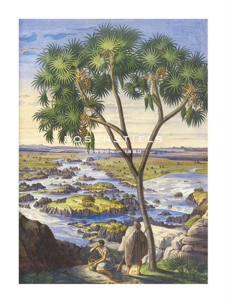 19th Century English School Hand Numbered Limited Edition Print on Paper :"The Two Rivers"