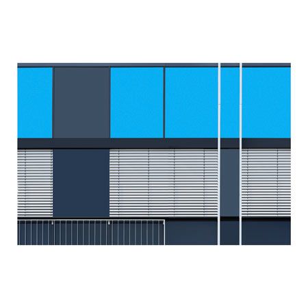 1x Collection Open Edition Canvas Giclee :"Asymmetric Windows"