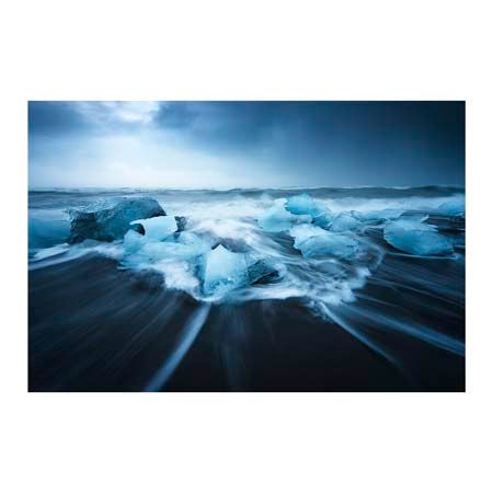 1x Collection Open Edition Canvas Giclee :"Blue Ice"