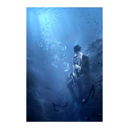 1x Collection Open Edition Canvas Giclee :"Blues"