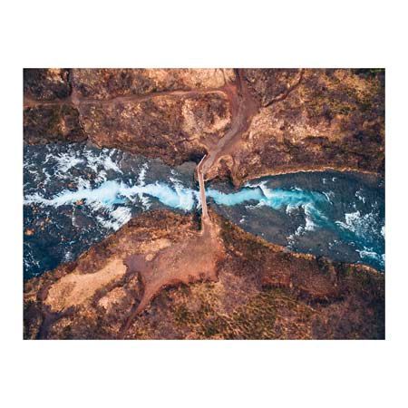 1x Collection Open Edition Canvas Giclee :"Bruarfoss"