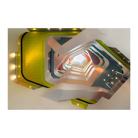 1x Collection Open Edition Canvas Giclee :"Colorful Staircase"