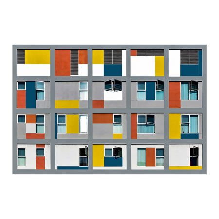 1x Collection Open Edition Canvas Giclee :"Facade Los Angeles"