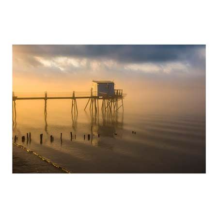 1x Collection Open Edition Canvas Giclee :"Fishing Cabin"
