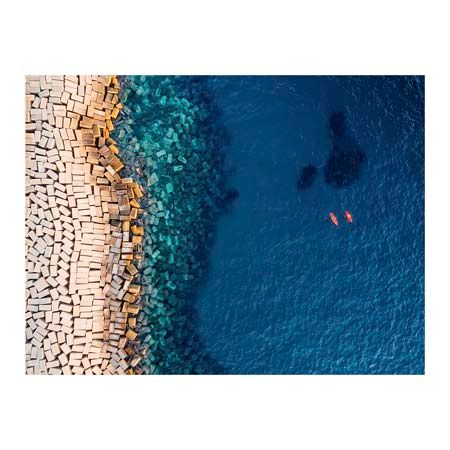 1x Collection Open Edition Canvas Giclee :"From Above II"