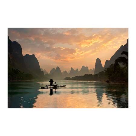 1x Collection Open Edition Canvas Giclee :"Golden Li River"