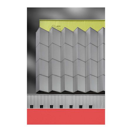 1x Collection Open Edition Canvas Giclee :"Industrial Architecture VI"