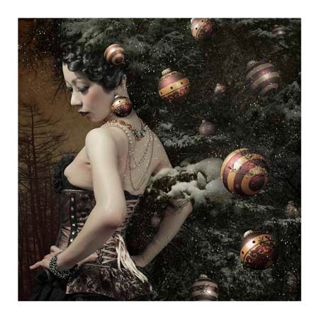1x Collection Open Edition Canvas Giclee :"Lady of December"