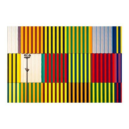 1x Collection Open Edition Canvas Giclee :"Light and Colored Verticals"