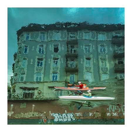 1x Collection Open Edition Canvas Giclee :"My Hamburg"