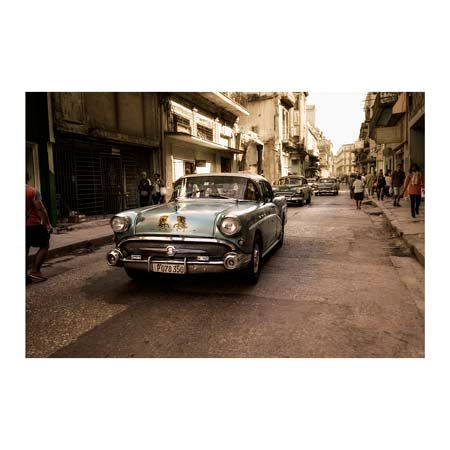 1x Collection Open Edition Canvas Giclee :"Old Havana Street"