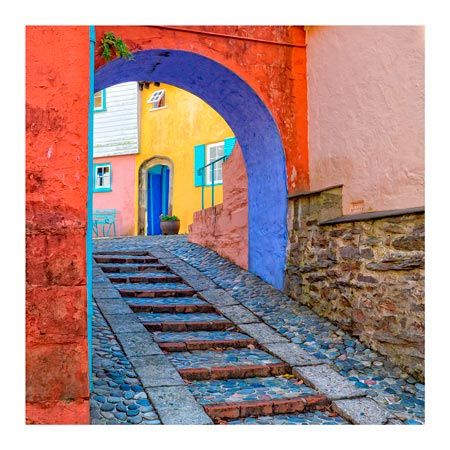 1x Collection Open Edition Canvas Giclee :"Portmerion"