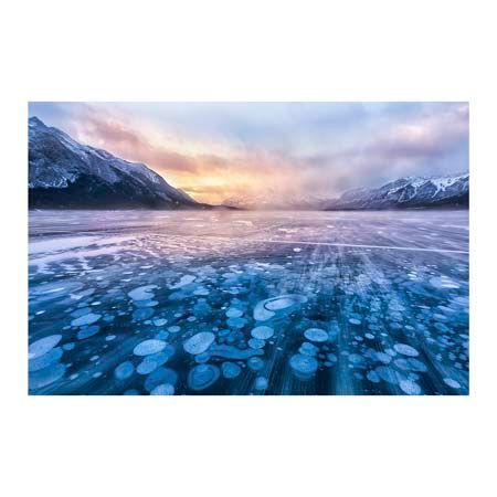 1x Collection Open Edition Canvas Giclee :"Snow Stream over Abraham"