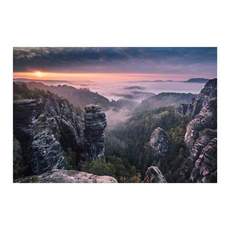 1x Collection Open Edition Canvas Giclee :"Sunrise on the Rocks" 1x Collection Open Edition Canvas Giclee :"Sunrise on the Rocks"