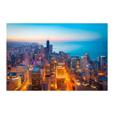 1x Collection Open Edition Canvas Giclee :"The Magnificent Mile"