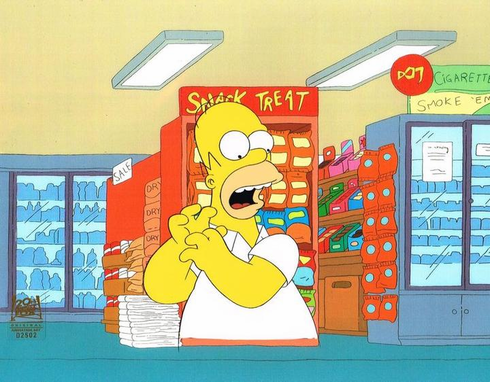 20th Century Fox New Simpsons Art Orig. Prod. Cel:"Girly Edition" 20th Century Fox New Simpsons Art Orig. Prod. Cel:"Girly Edition"