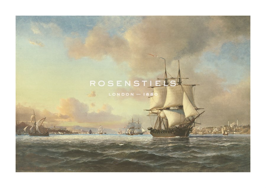 A Melbye Hand Numbered Limited Edition Print on Paper :"The Golden Horn"