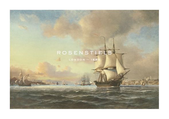 A Melbye Hand Numbered Limited Edition Print on Paper :"The Golden Horn"