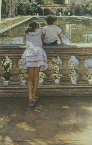 A.R. Quinton Signed and Numbered Limited Edition Lithograph: "Places I Remember" A.R. Quinton Signed and Numbered Limited Edition Lithograph: "Places I Remember"
