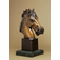 A. Santini Handcrafted Solid Bronze Sculpture:"Stallion Head"