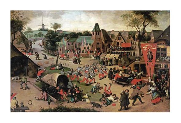 Abel Grimmer Fine Art Open Edition Gicl&eacute;e:"A Carnival on the Feastday of Saint George"