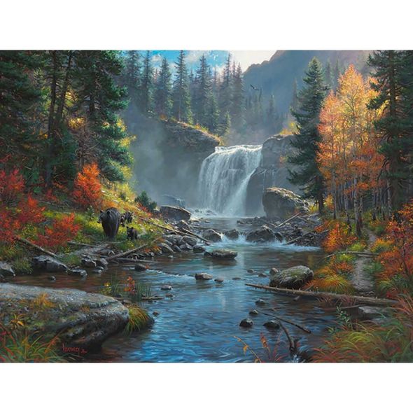 Mark Keathley Artist Hand Signed Limited Edition Embellished Canvas Giclee:"Harmony"