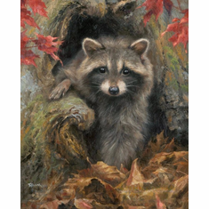 Abraham Hunter Artist Hand Signed Limited Edition Embellished Canvas Giclee:"Hello There"