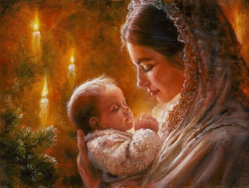 Abraham Hunter Hand Signed and Numbered Limited Edition Canvas Giclee:"Christmas Light" Abraham Hunter Hand Signed and Numbered Limited Edition Canvas Giclee:"Christmas Light"