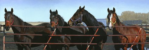 Adeline Halvorson Handsigned and Numbered Limited Edition:"SO At the Gate"
