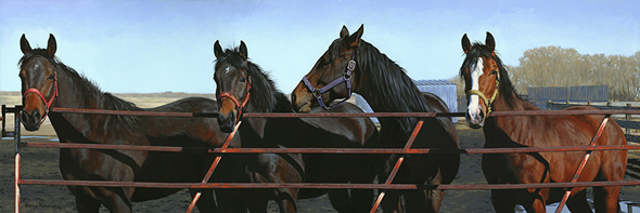 Adeline Halvorson Handsigned and Numbered Limited Edition:"SO At the Gate"