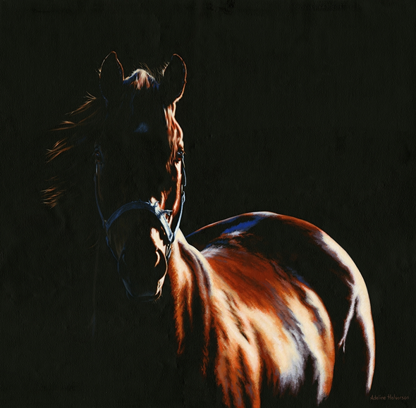 Adeline Halvorson Handsigned and Numbered Limited Edition:"SO Watching You"