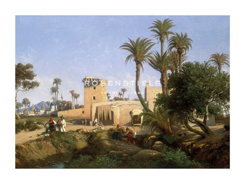 Adolphe Balfourier Hand Numbered Limited Edition Print on Paper :"Moorish Buildings At Elche, Spain" Adolphe Balfourier Hand Numbered Limited Edition Print on Paper :"Moorish Buildings At Elche, Spain"