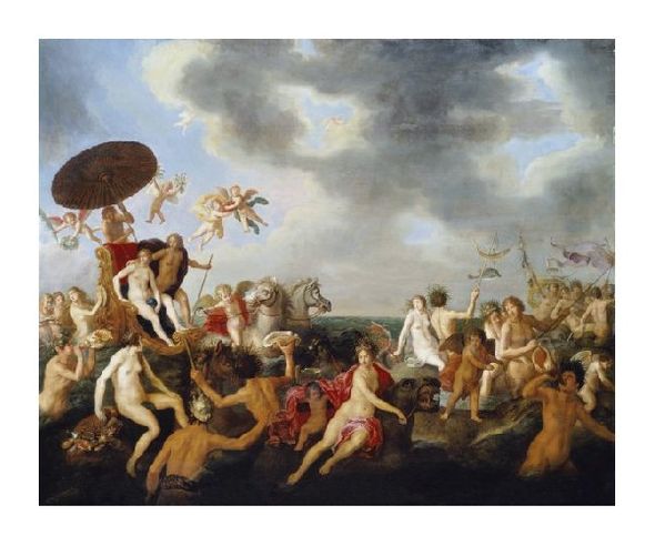 Adriaen I Van Nieulandt Fine Art Open Edition Gicl&eacute;e:"Triumph of Galatea"