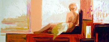 Adriana Naveh Limited Edition Serigraph on Canvas:"Escape"
