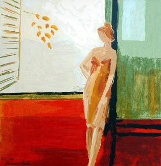 Adriana Naveh Limited Edition Serigraph on Canvas:"Patience"